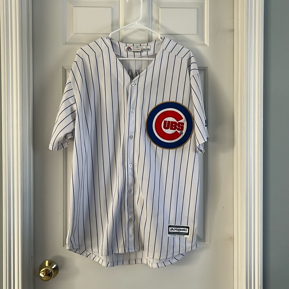 Kris Bryant Cubs 2016 World Series champions baseball jersey size large